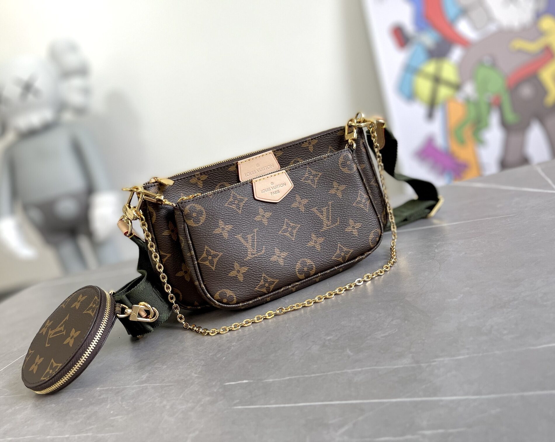 Multi Pochette Green