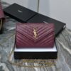 Envelope Chain Wallet Burgundy