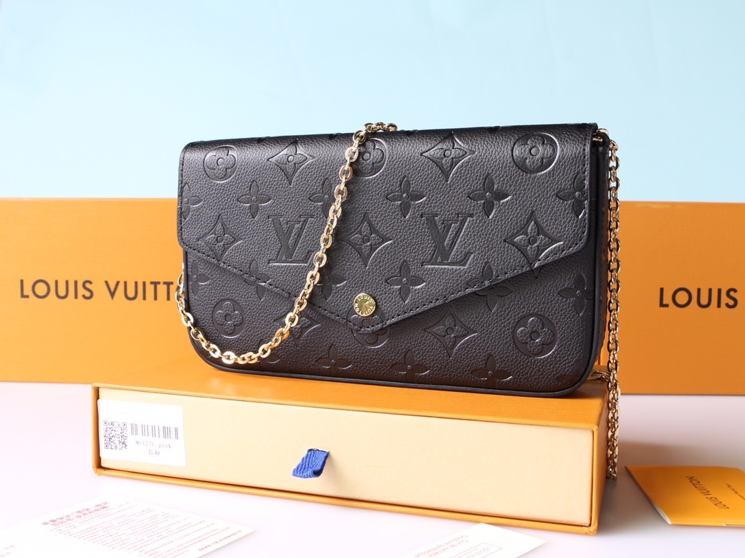 Pochette Félicie Black Monogram Empriente